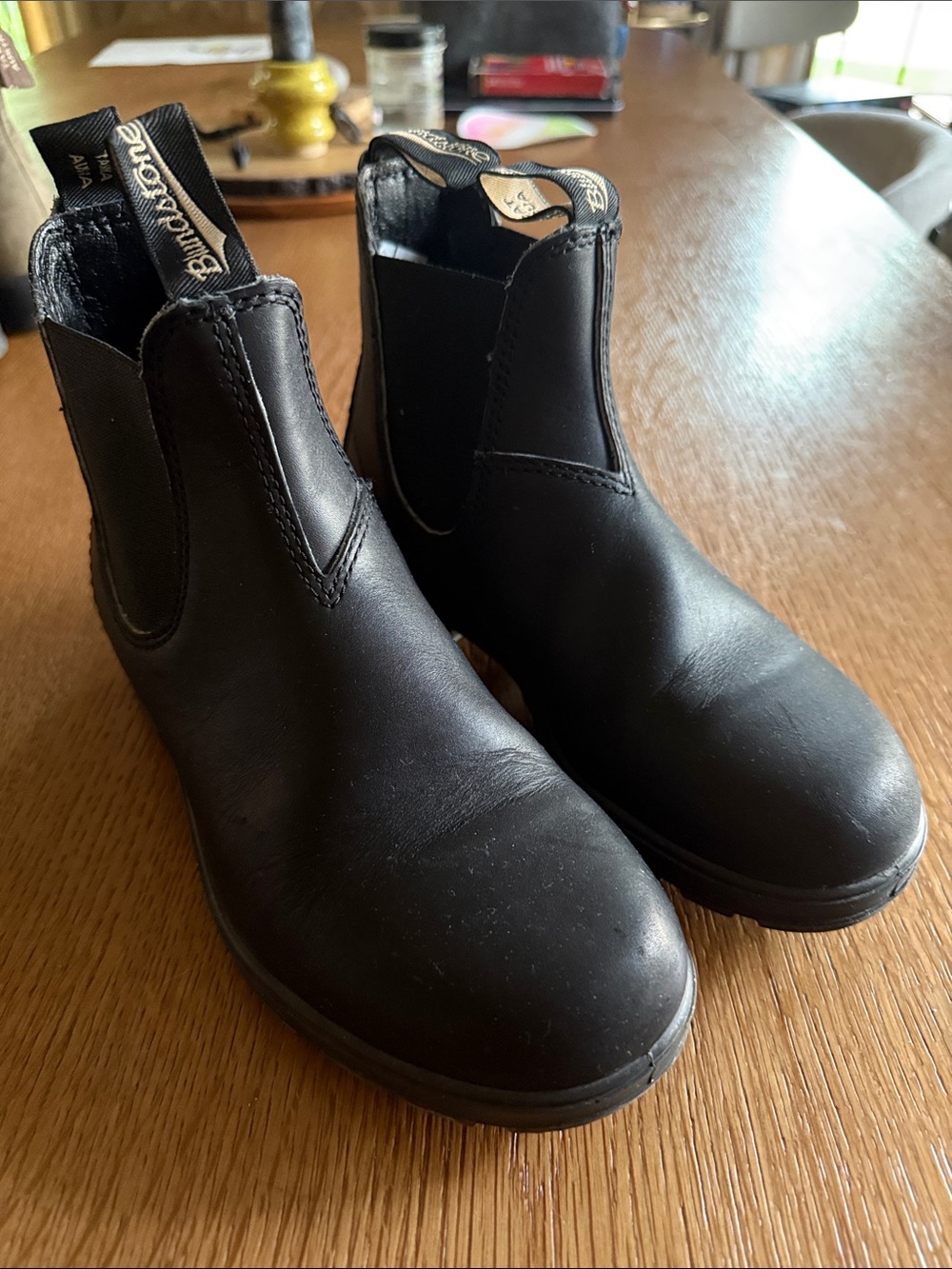Blundstone Black Leather Chelsea Boots
